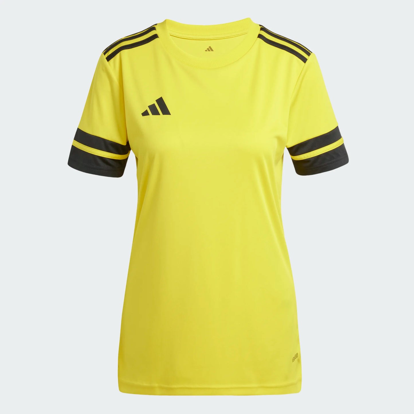 adidas Women's Squadra 25 Jersey Short Sleeve Team Yellow/Black (Front)