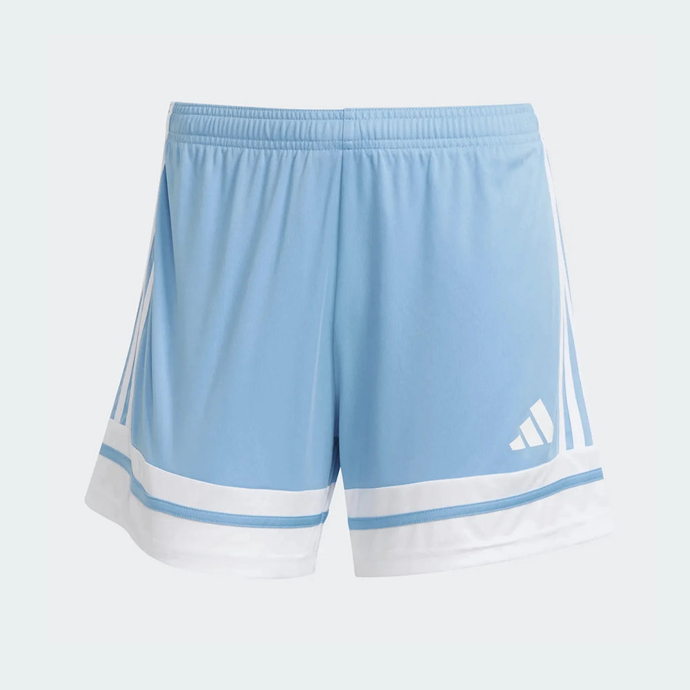 adidas Women's Squadra 25 Shorts Team Light Blue/White (Front)