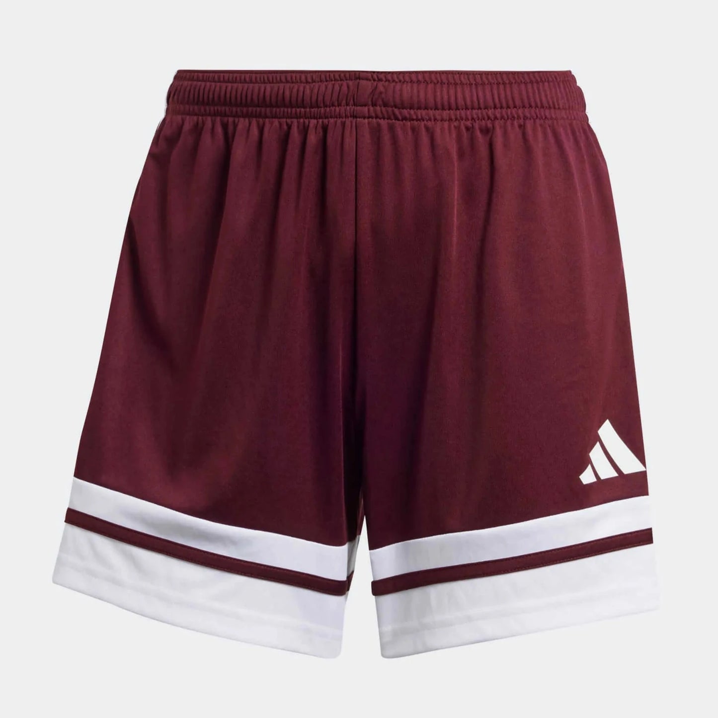 adidas Women's Squadra 25 Shorts Team Maroon/White (Front)