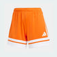 adidas Women's Squadra 25 Shorts Team Orange/White (Front)