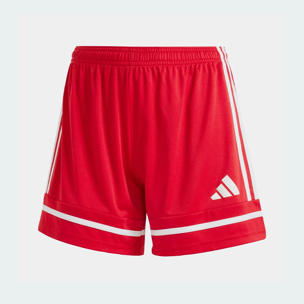 adidas Women's Squadra 25 Shorts Team Power Red 2/White (Front)