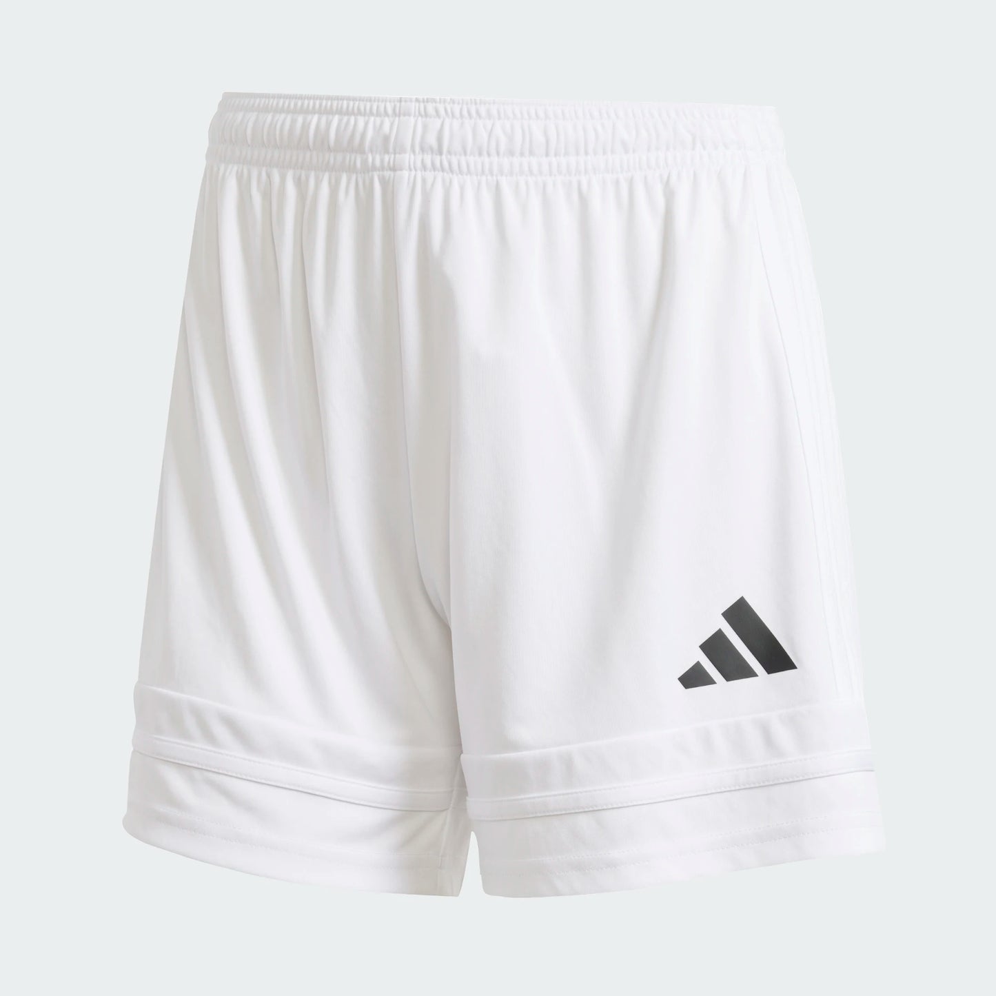 adidas Women's Squadra 25 Shorts White/White/Black (Front)