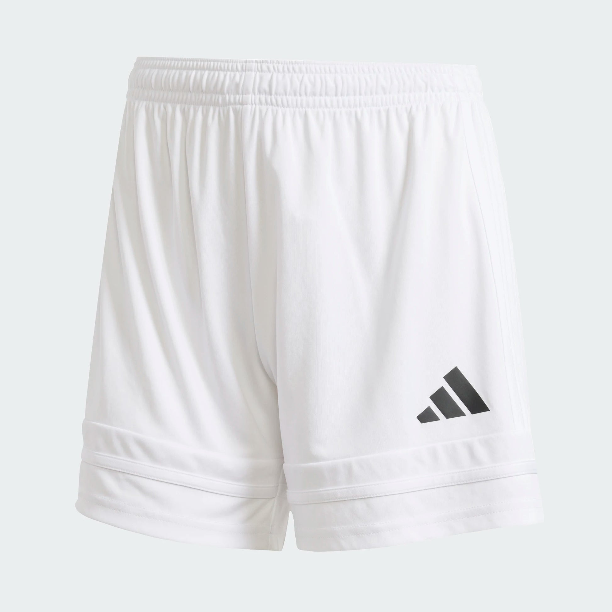 adidas Women's Squadra 25 Shorts White/White/Black (Front)