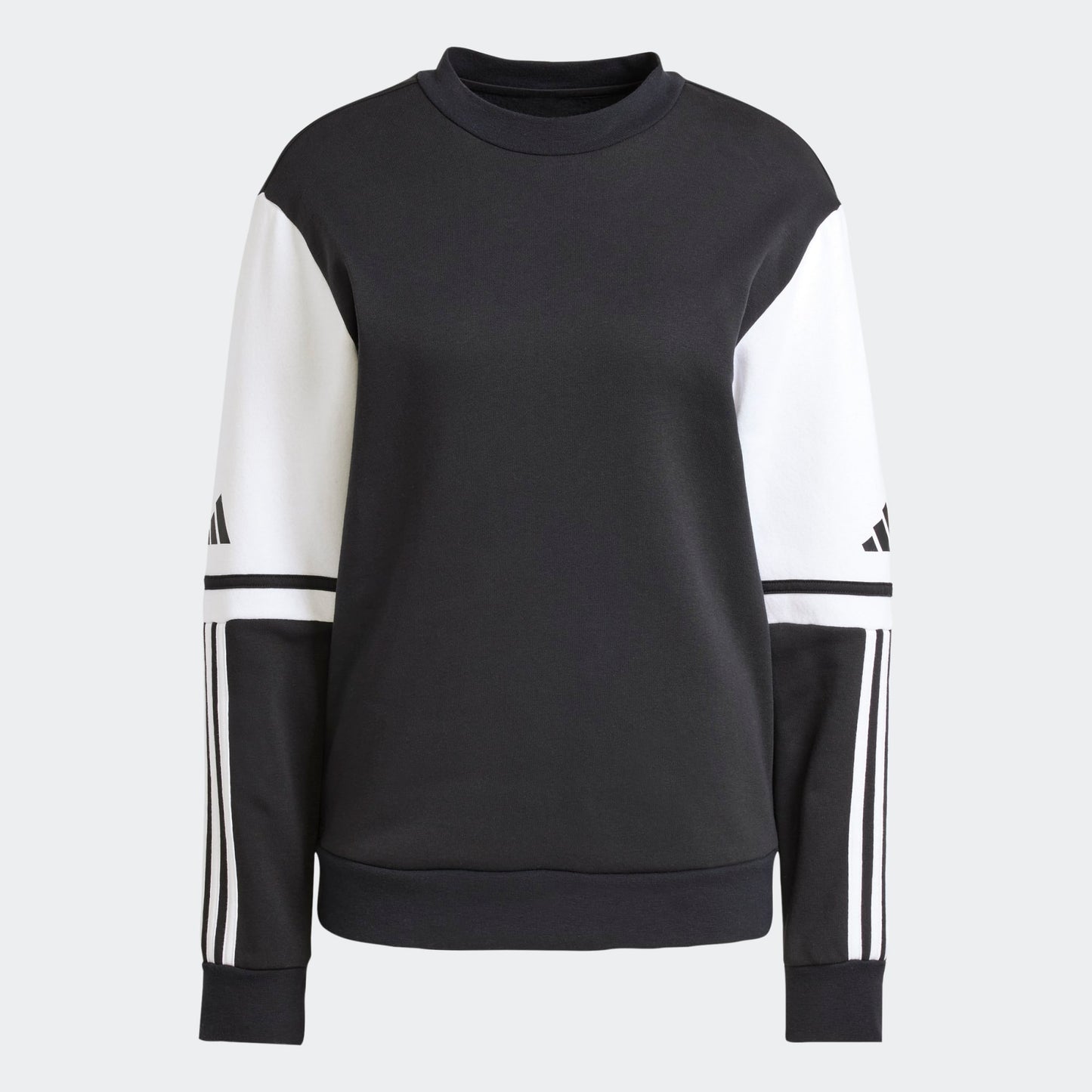 adidas Women's Squadra 25 Sweat Crew Black and White