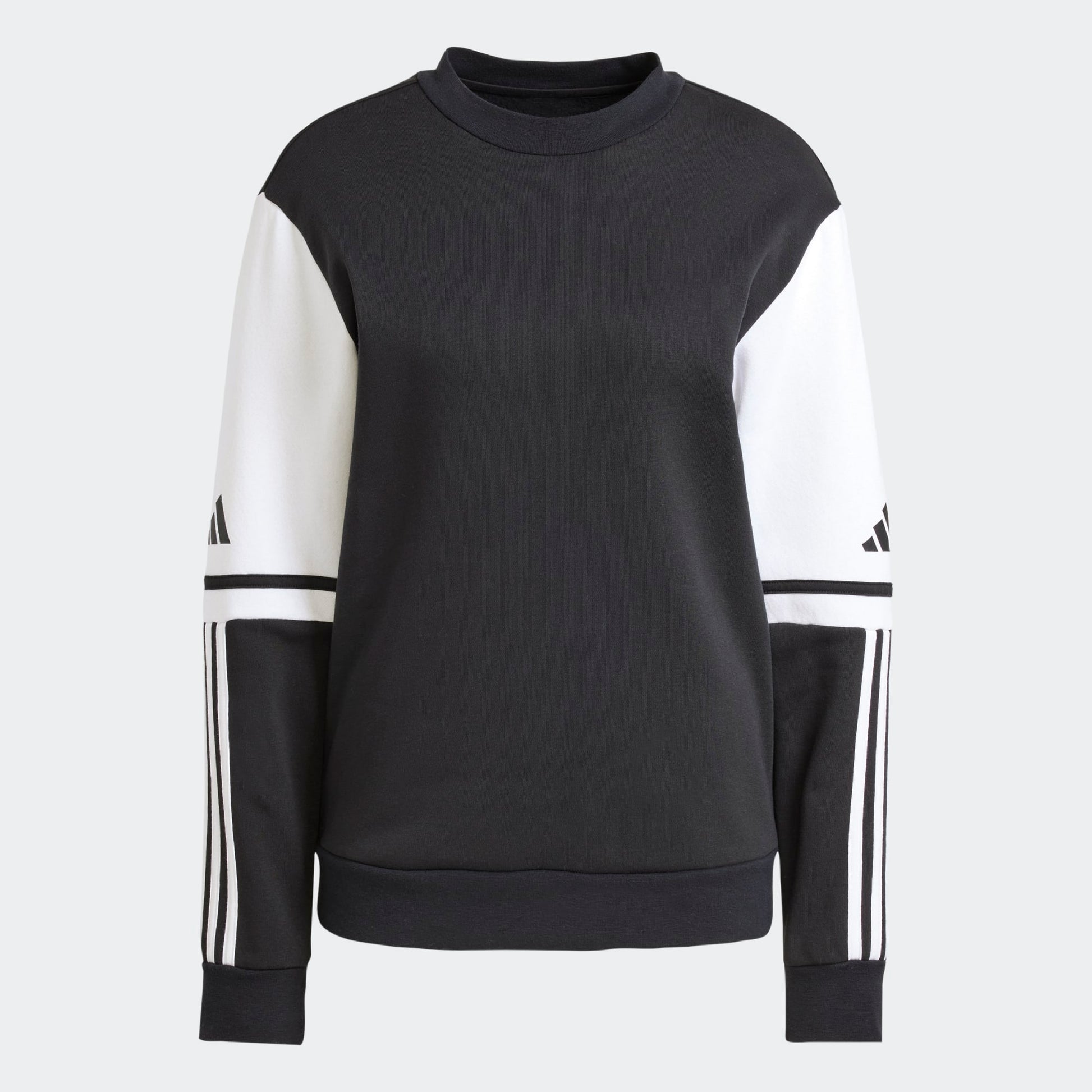 adidas Women's Squadra 25 Sweat Crew Black and White