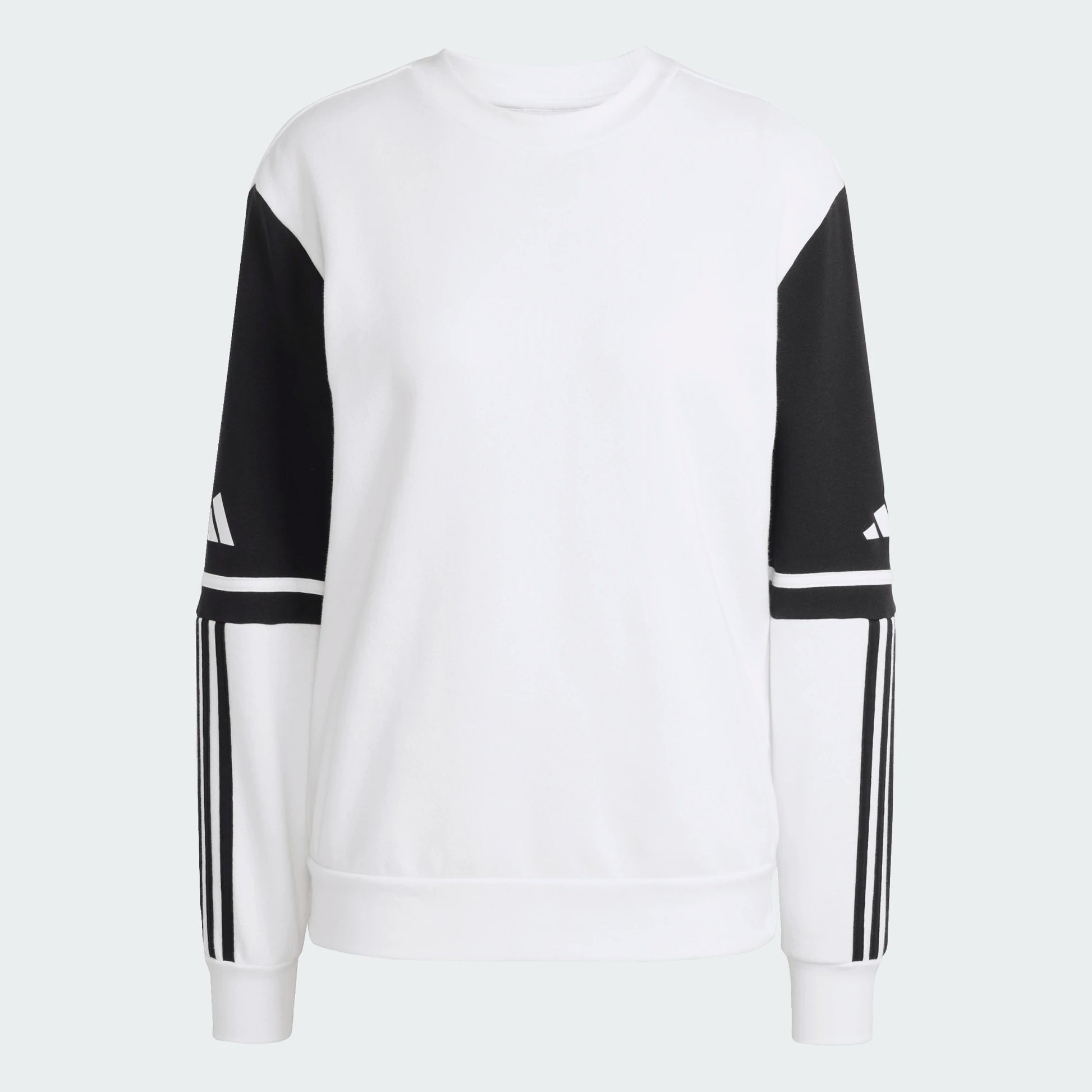 adidas Women's Squadra 25 Sweat Crew White and Black