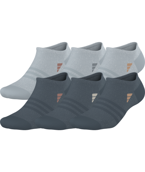 adidas Women's Superlite 3.0 6-Pack No Show Socks