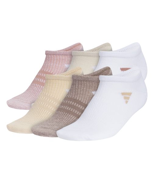 adidas Women's Superlite 3.0 6-Pack No Show Socks