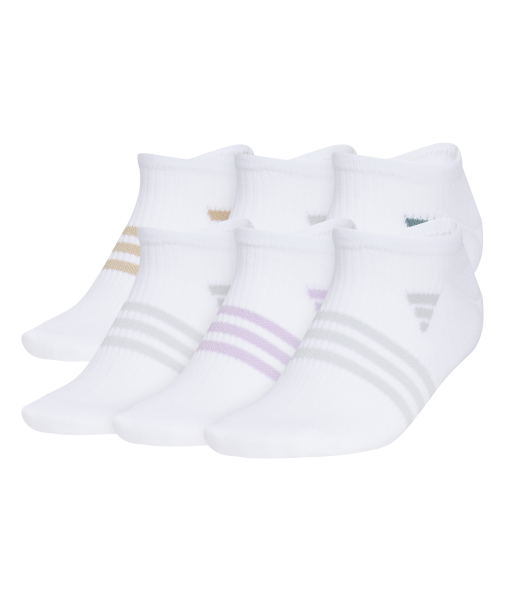 adidas Women's Superlite 3.0 6-Pack No Show Socks