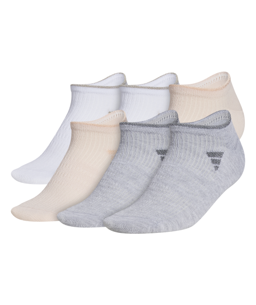 adidas Women's Superlite 3.0 6-Pack No Show Socks