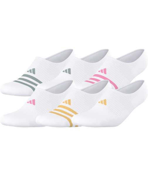 adidas Women's Superlite 3.0 6-Pack Super No Show Socks