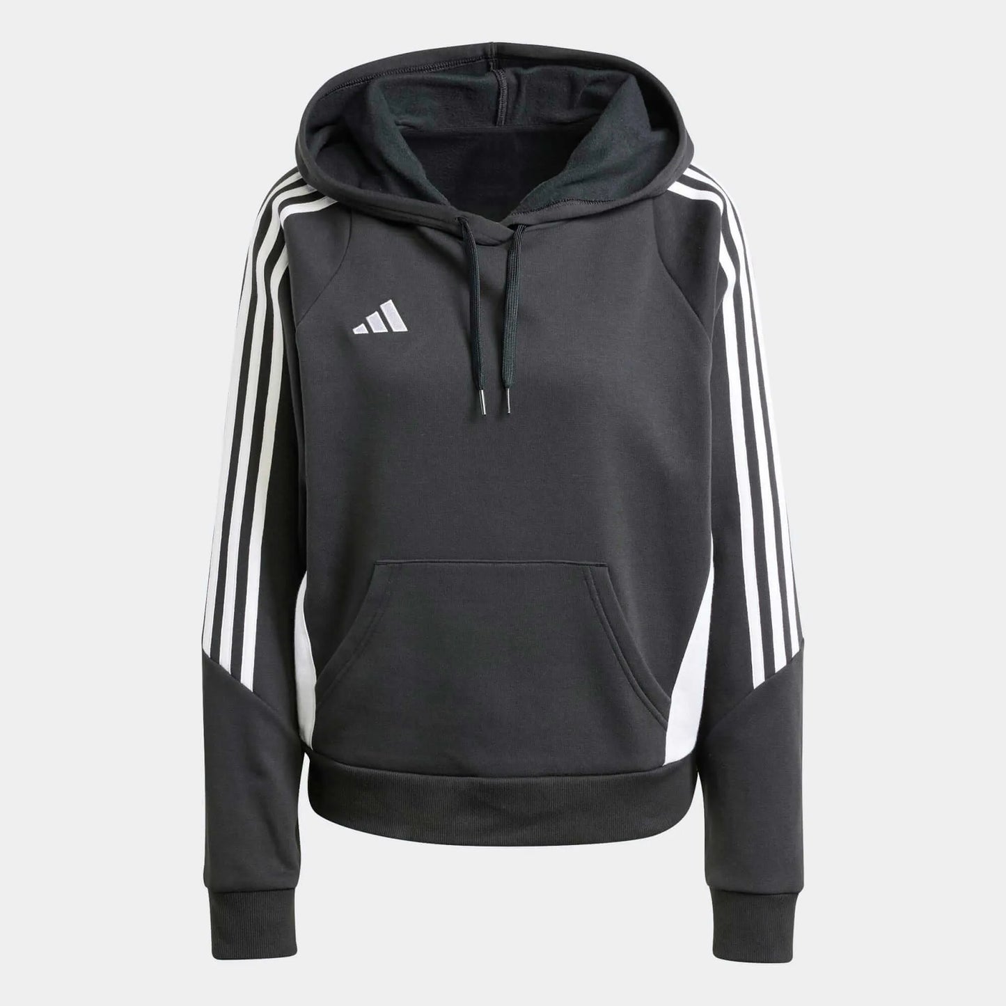 adidas Women's Tiro 24 Sweat Hoodie Black/White (Front)