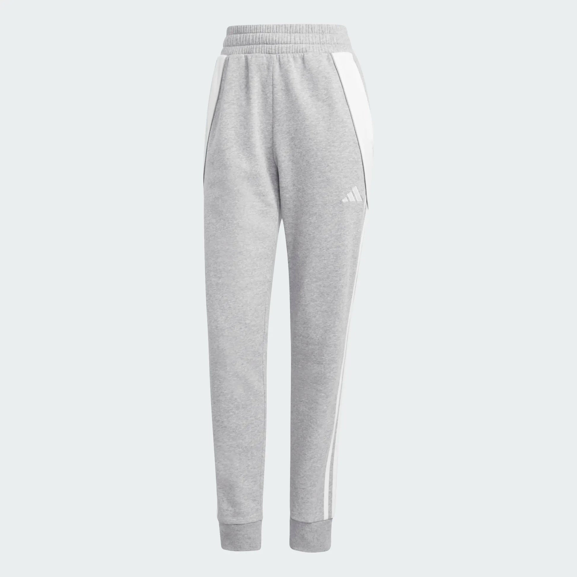 adidas Women's Tiro 24 Sweat Pants Medium Grey Heather/White (Front)