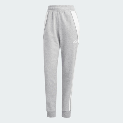 adidas Women's Tiro 24 Sweat Pants Medium Grey Heather/White (Front)