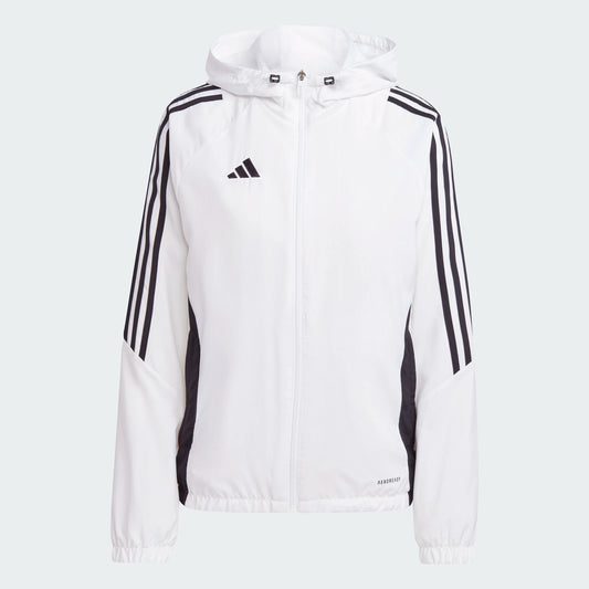 adidas Women's Tiro 24 Windbreaker White/Black (Front)