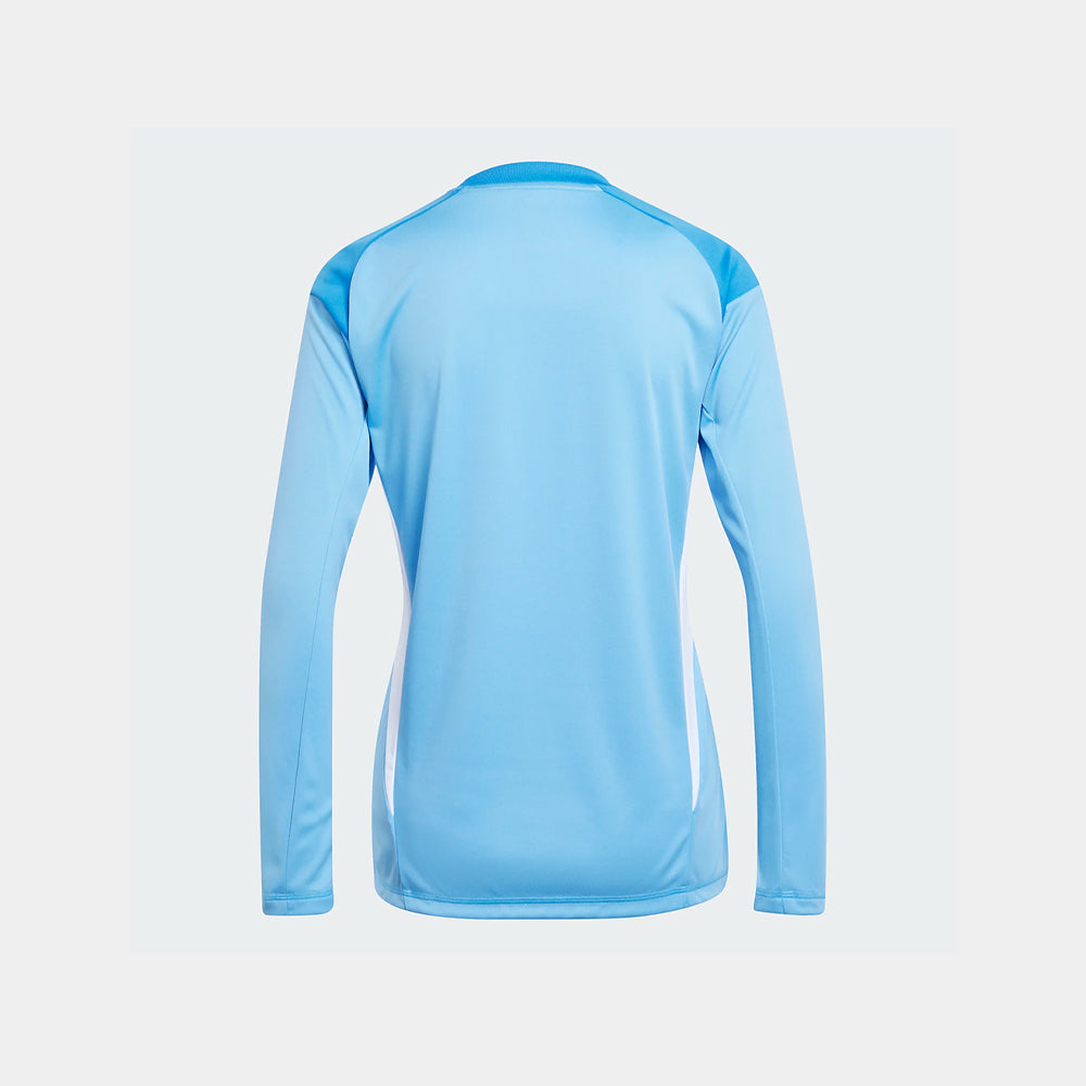 adidas Women's Tiro 25 Competition Goalkeeper Jersey Long Sleeve Blue Burst (Back)