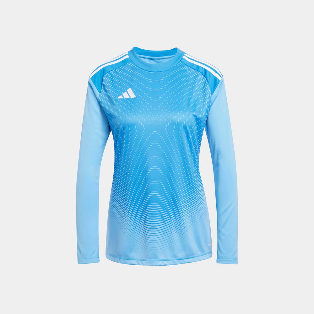 adidas Women's Tiro 25 Competition Goalkeeper Jersey Long Sleeve Blue Burst (Front)
