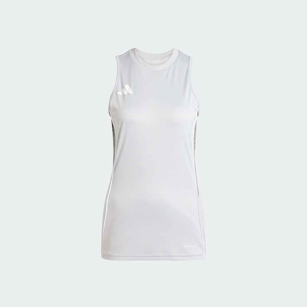 adidas Women's Tiro 25 Competition Sleeveless Jersey Team Light Grey (Front)