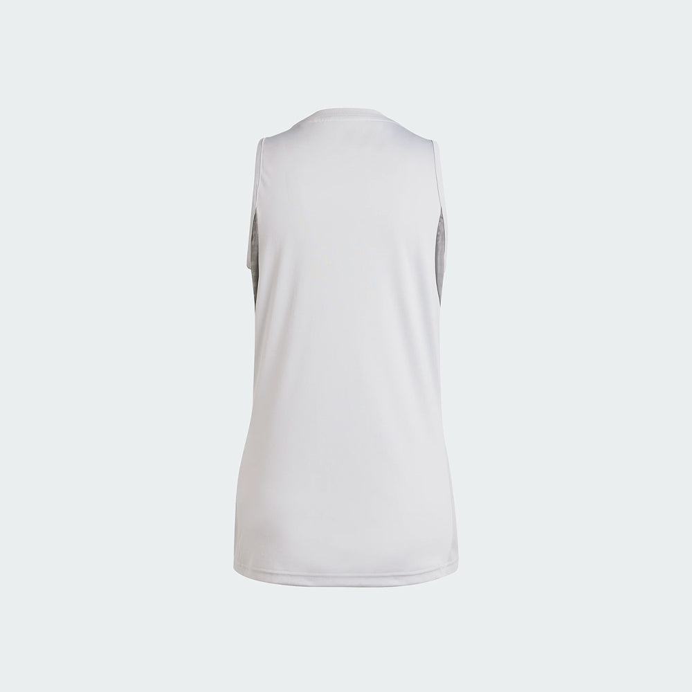 adidas Women's Tiro 25 Competition Sleeveless Jersey Team Light Grey (Back)