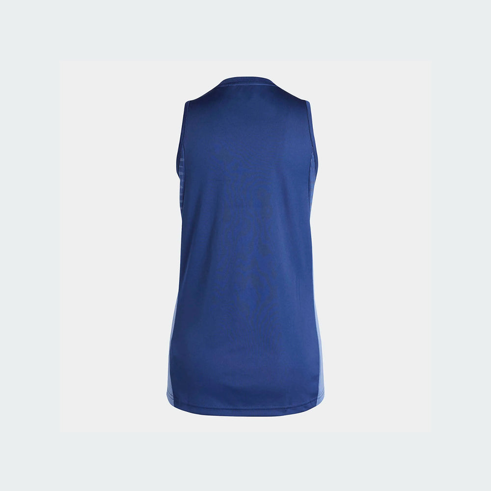 adidas Women's Tiro 25 Competition Sleeveless Jersey Team Navy Blue 2/Crew Blue (Back)