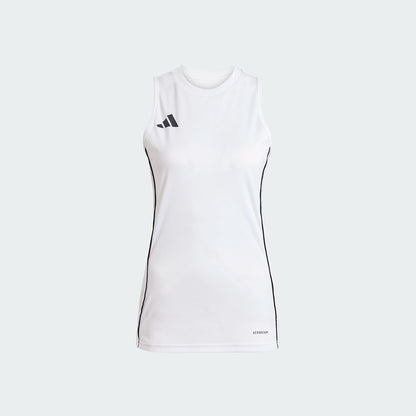 adidas Women's Tiro 25 Competition Sleeveless Jersey White (Front)