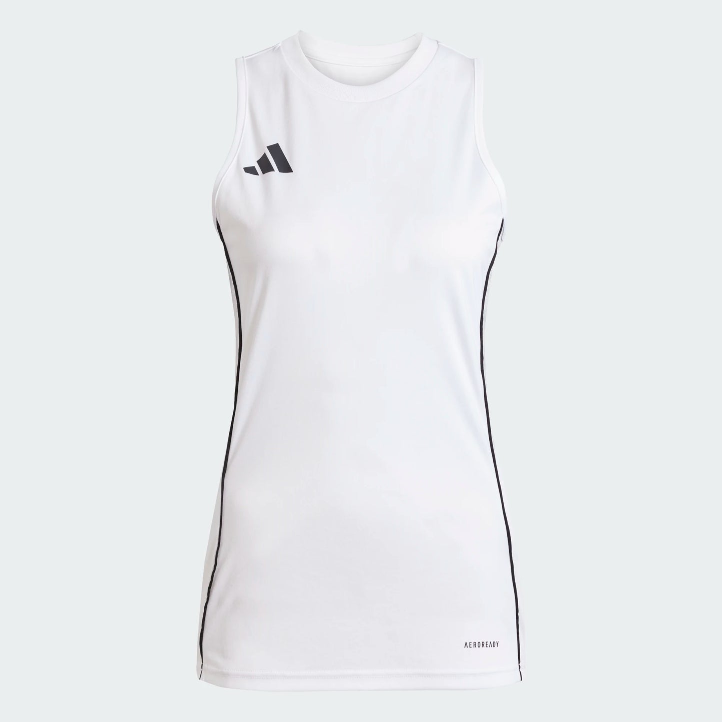 adidas Women's Tiro 25 Competition Sleeveless Jersey White (Front)