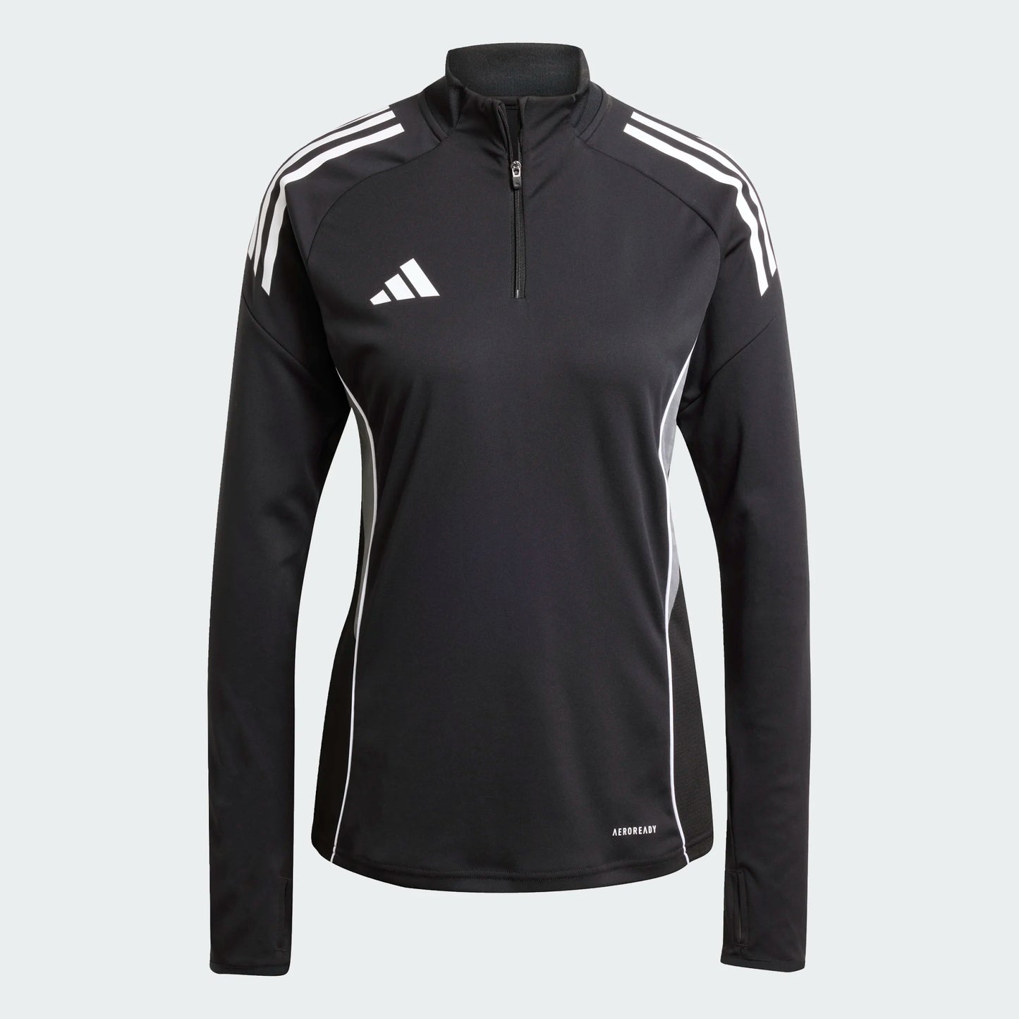 adidas Women's Tiro 25 Competition Training Top Black/Team Grey Four (Front)