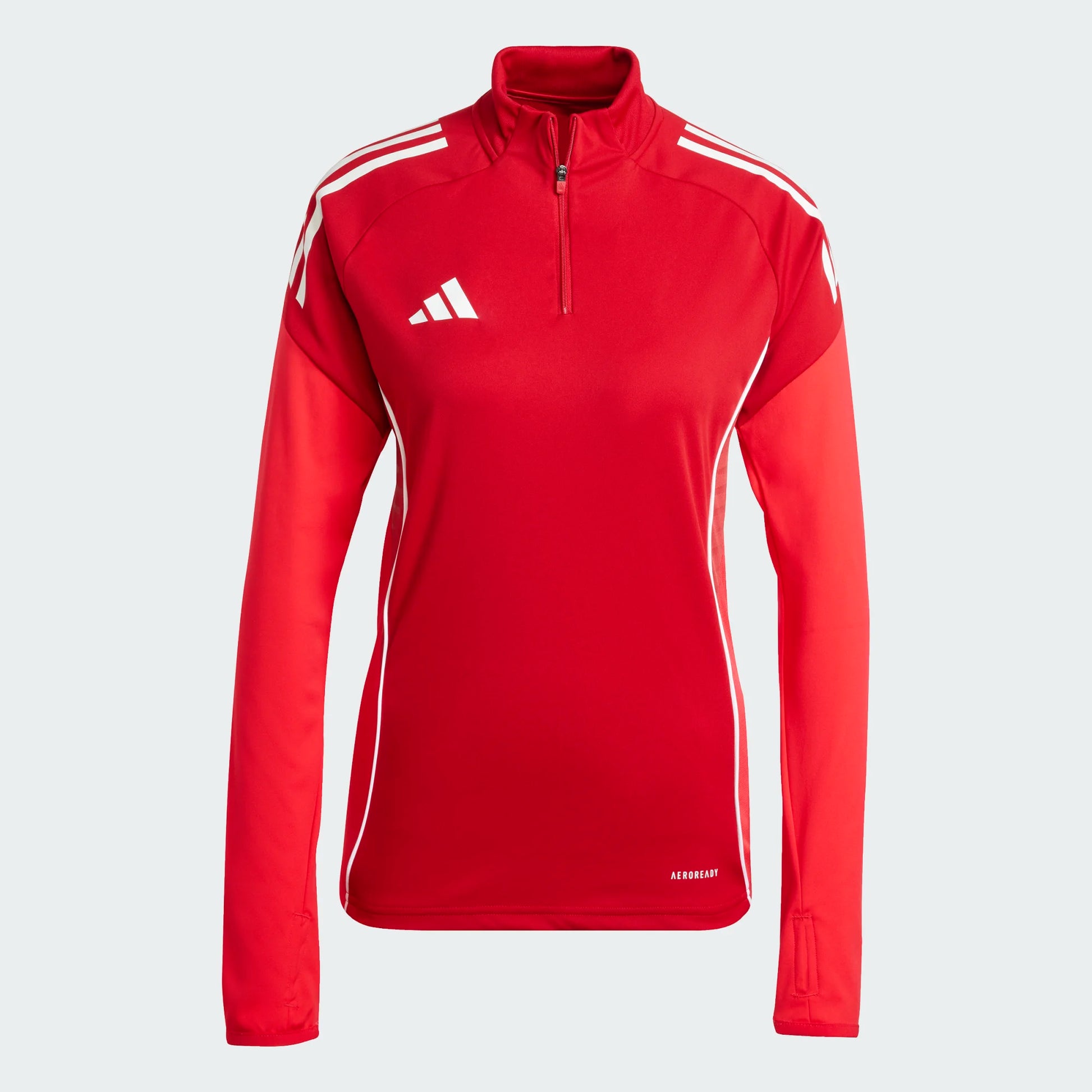 adidas Women's Tiro 25 Competition Training Top Team Power Red 2/Pure Ruby (Front)