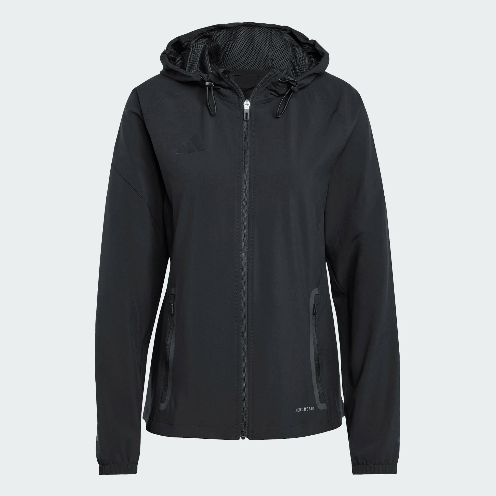 adidas Women's Tiro 25 Competition Vis-Tech Jacket Black front