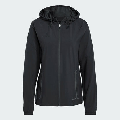 adidas Women's Tiro 25 Competition Vis-Tech Jacket Black front