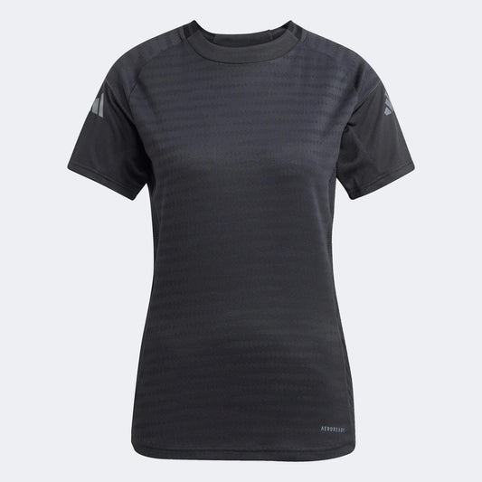 adidas Women's Tiro 25 Pro Training Jersey Black (Front)