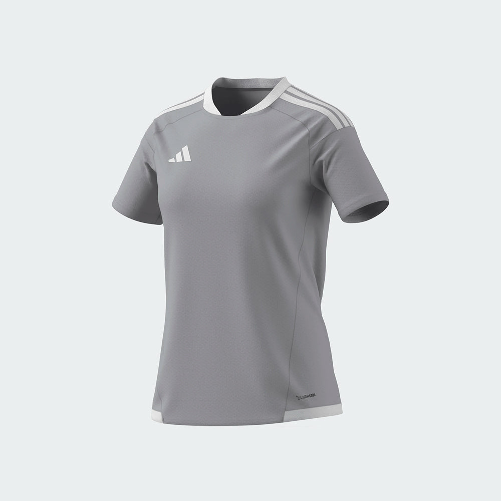 adidas Women's Tiro26 Competition Match Day Jersey Team Light Grey_White (Front)