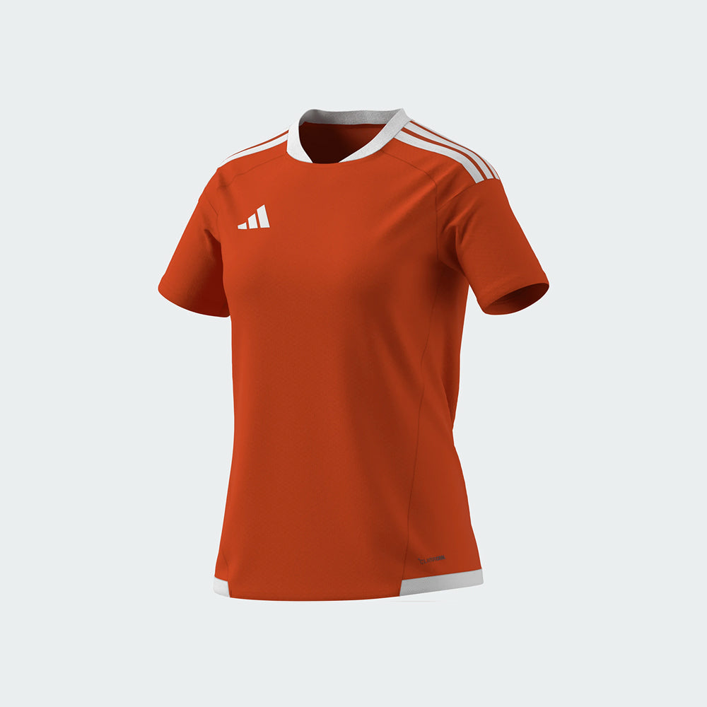 adidas Women's Tiro26 Competition Match Day Jersey Team Orange_White (Front)