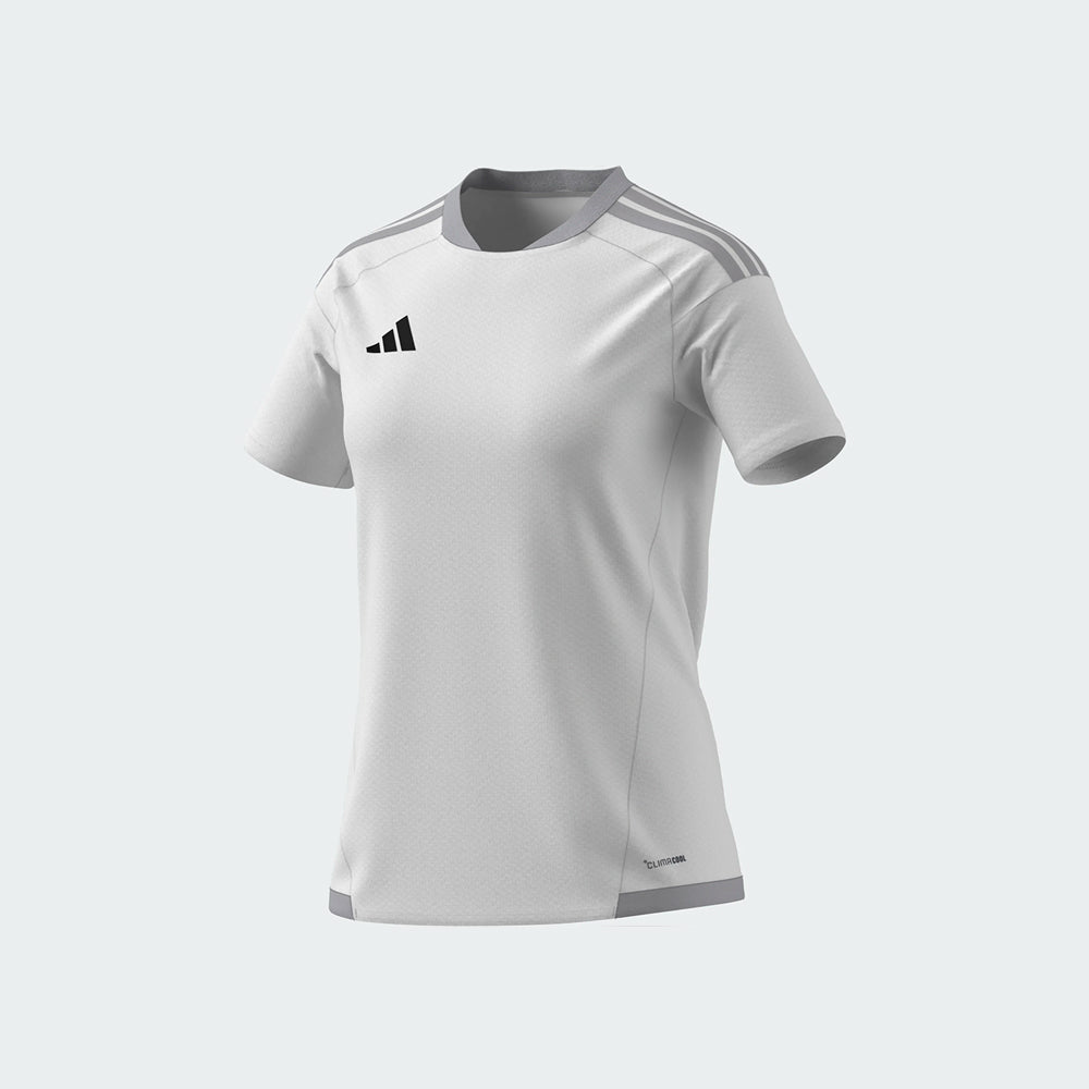 adidas Women's Tiro26 Competition Match Day Jersey White_Team Light Grey (Front)