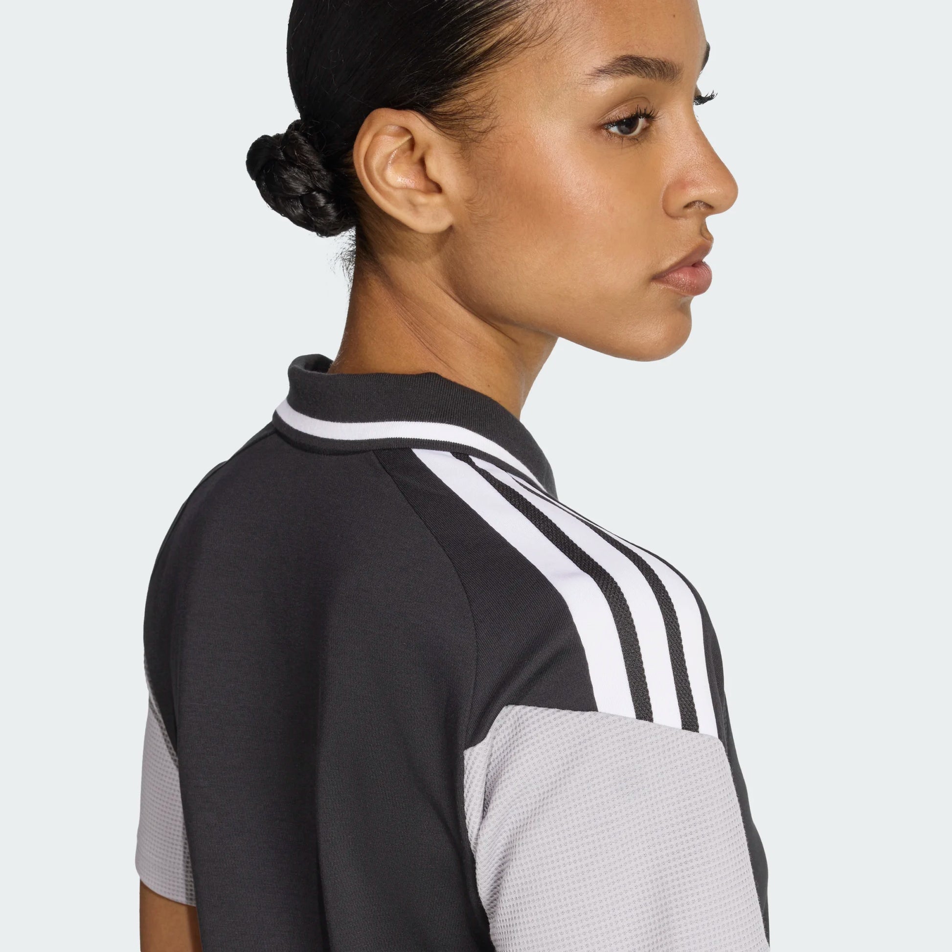 adidas Women's Tiro 26 Competition Polo Black Light Onix White side