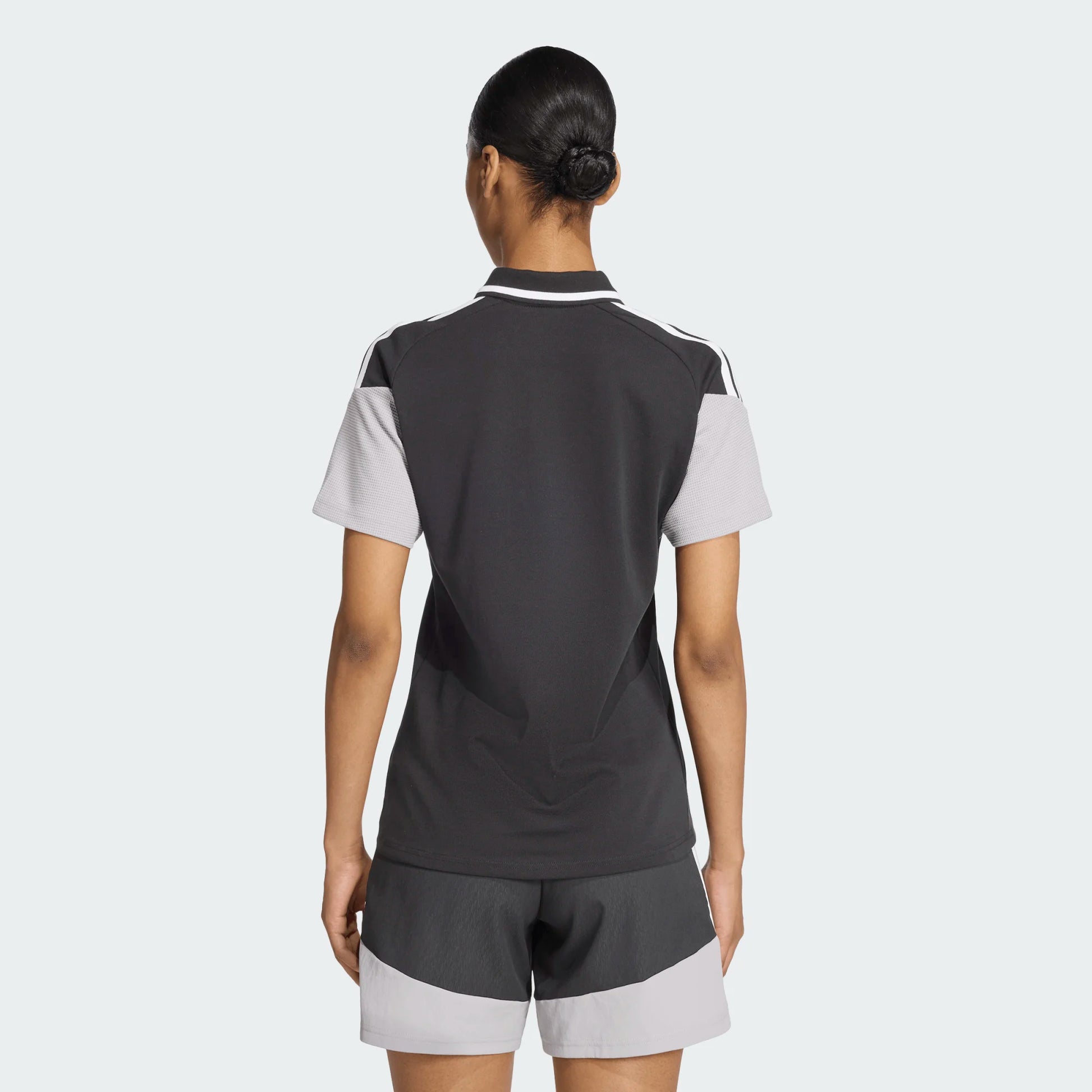 adidas Women's Tiro 26 Competition Polo Black Light Onix White back