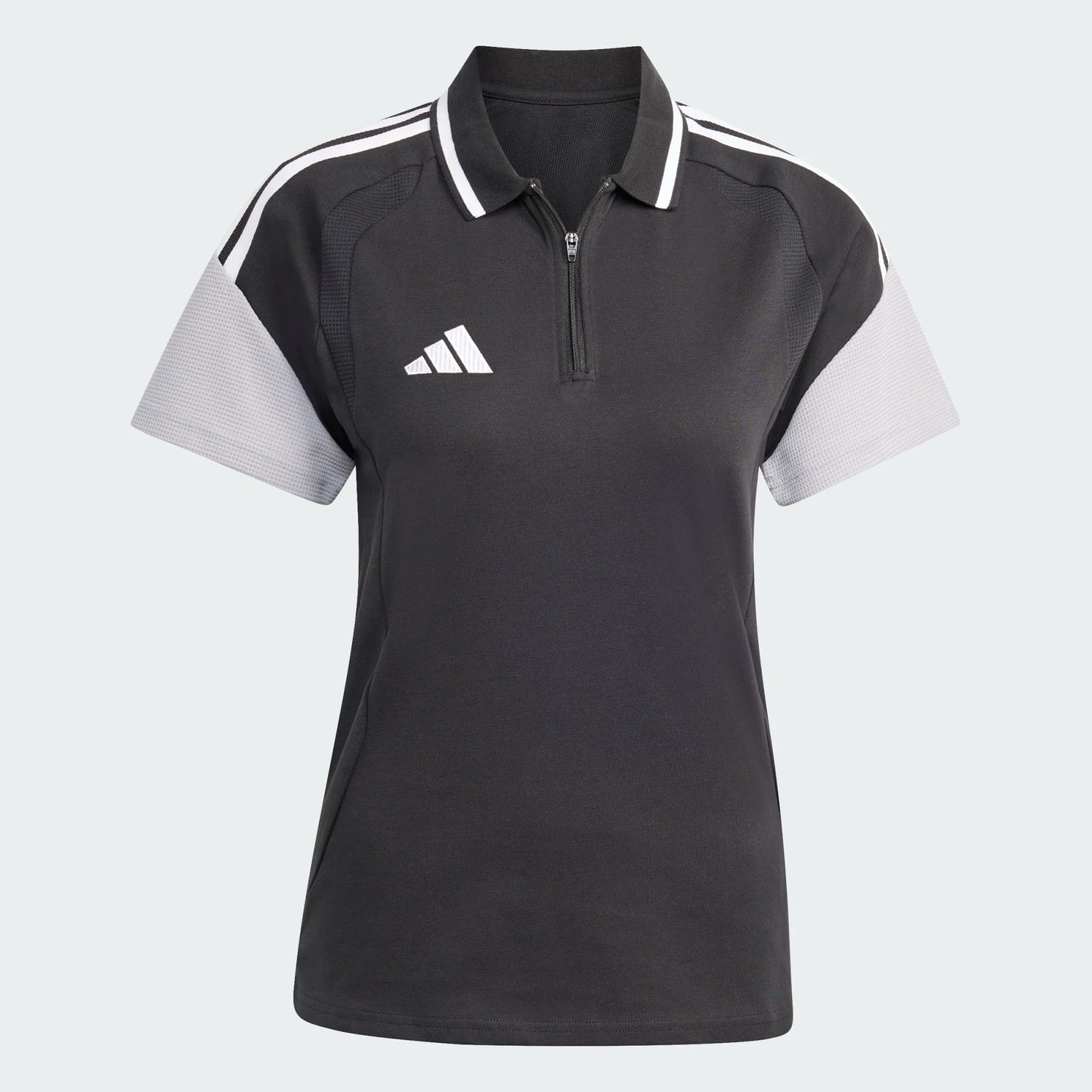 adidas Women's Tiro 26 Competition Polo Black Light Onix White front
