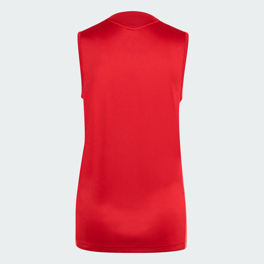 adidas Women's Tiro 26 Competition Sleeveless Jersey Power Red back