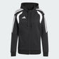 adidas Women's Tiro 26 League Sweat Full Zip Hood Black White
