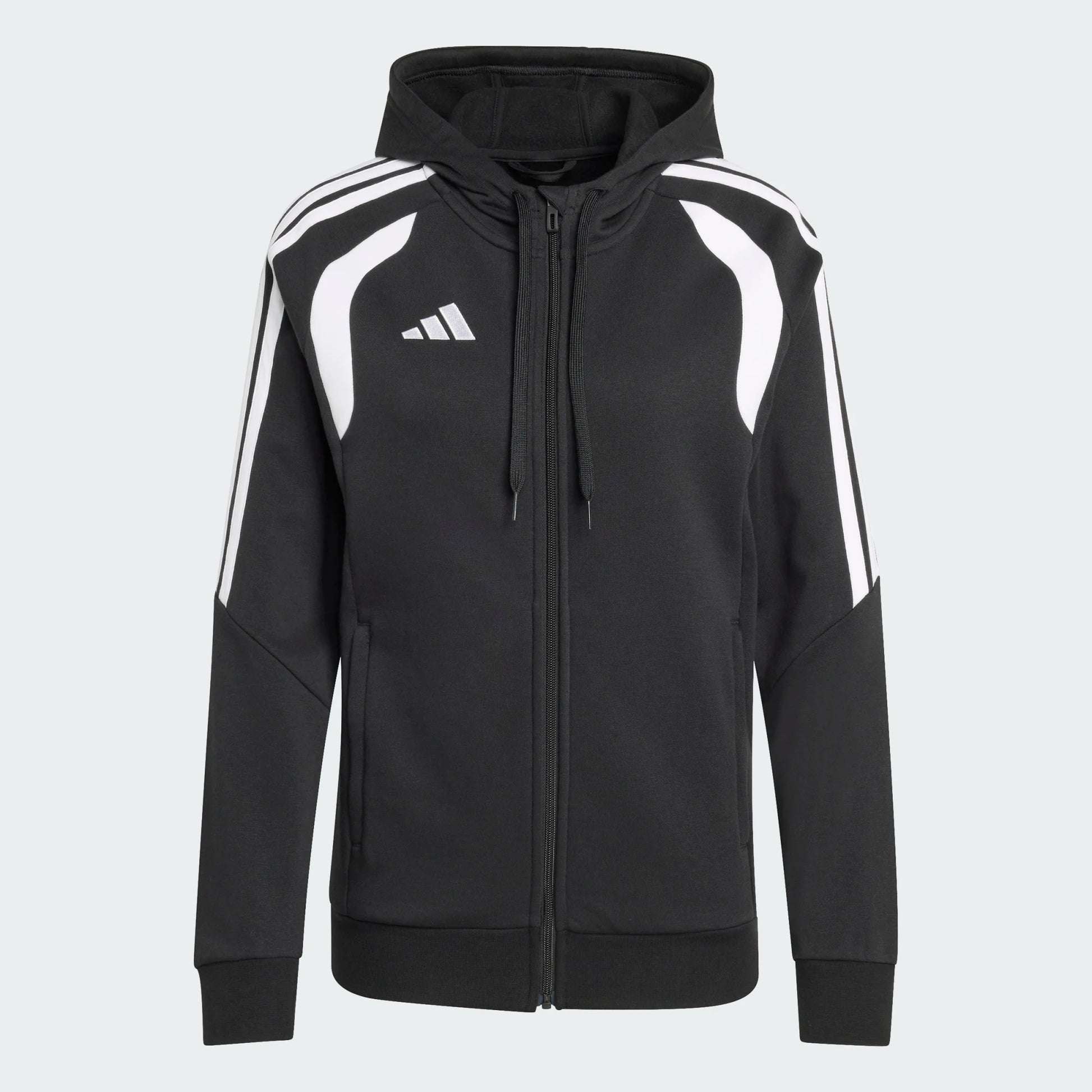 adidas Women's Tiro 26 League Sweat Full Zip Hood Black White