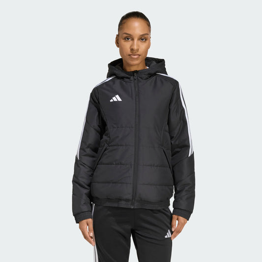 adidas Women's Tiro26 Winter Jacket Black White 2