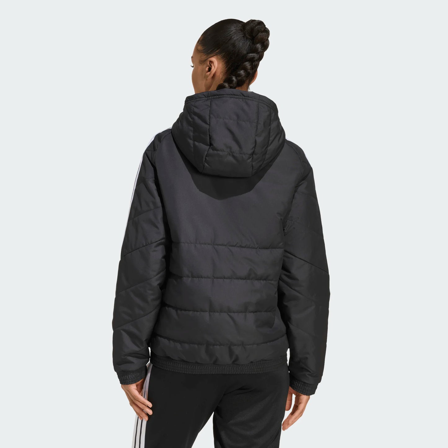 adidas Women's Tiro26 Winter Jacket Black White 3