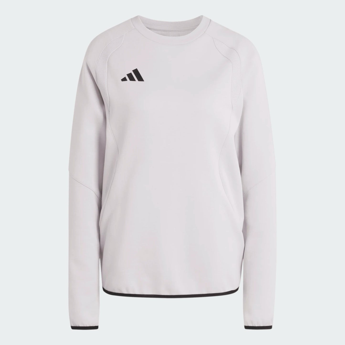 adidas Women's Tiro Travel Crew Team Light Grey