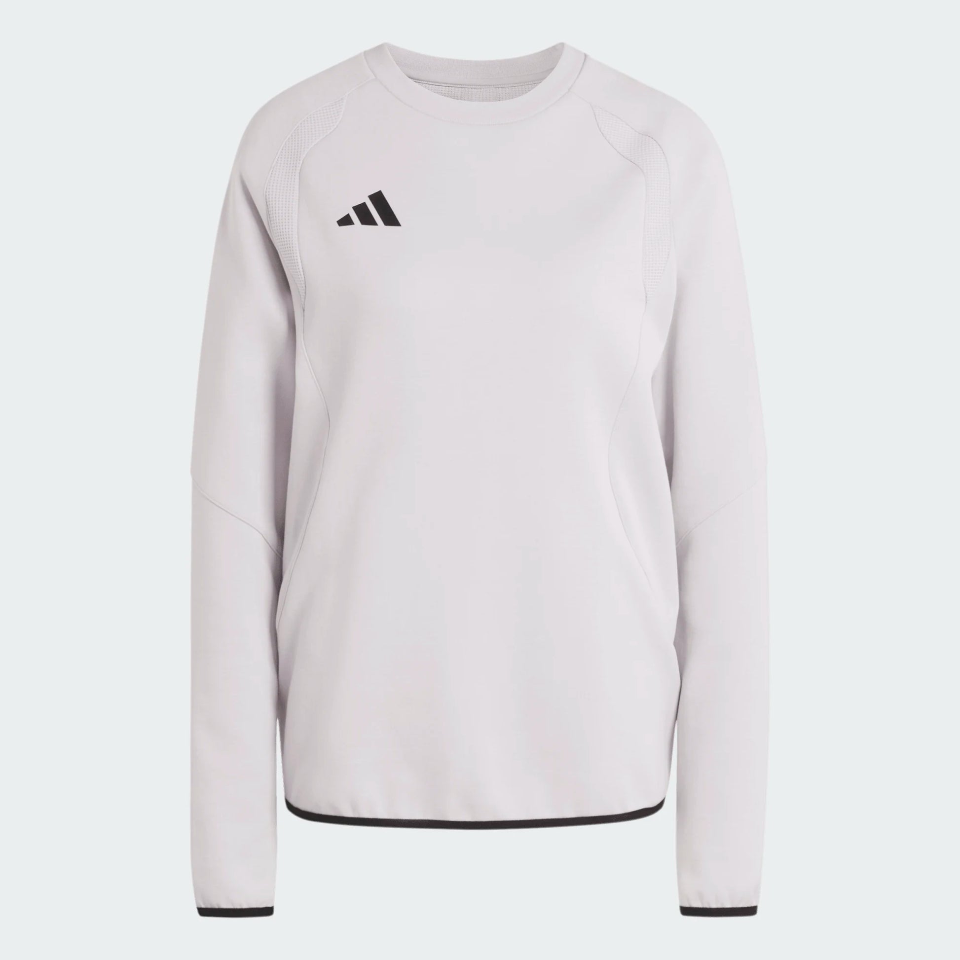 adidas Women's Tiro Travel Crew Team Light Grey