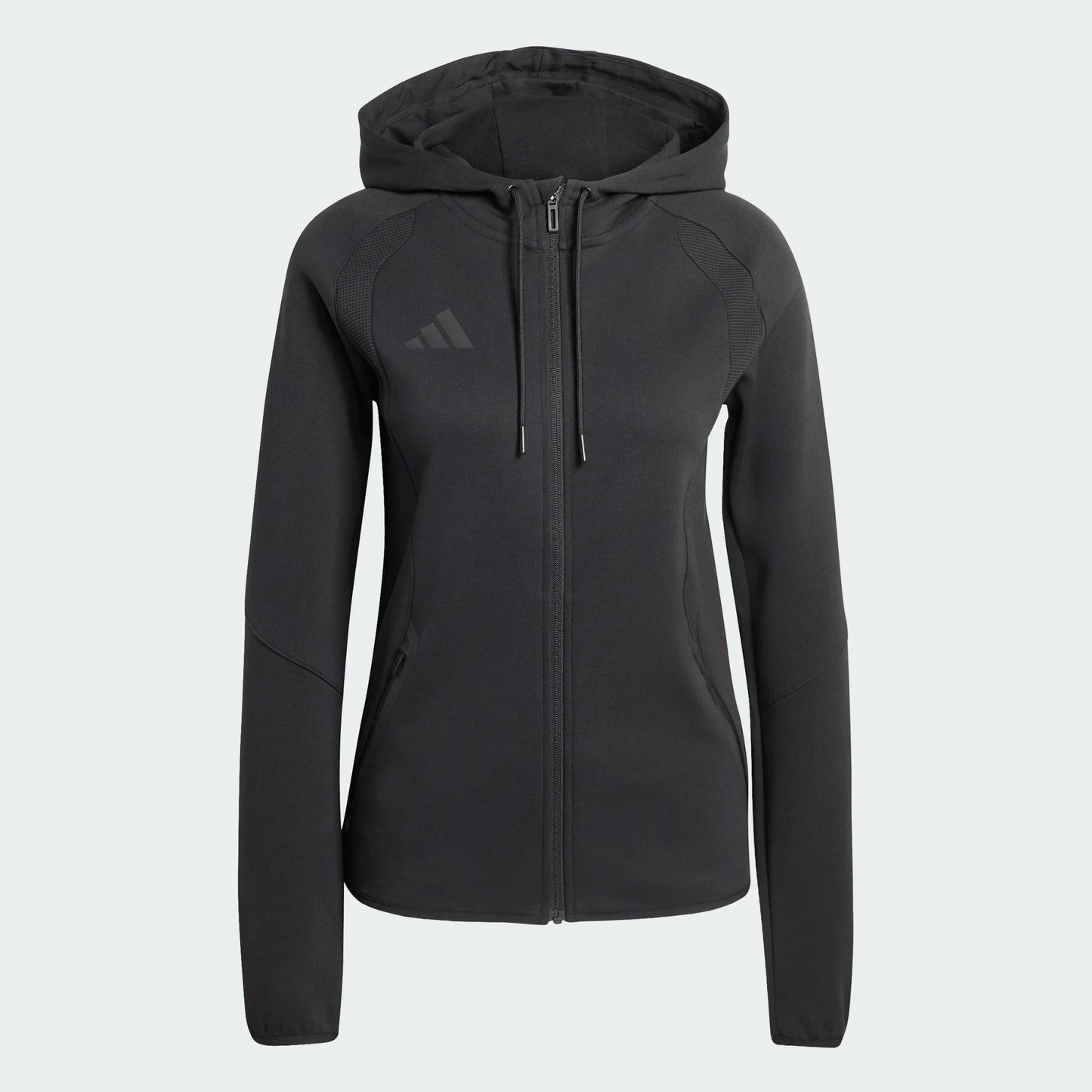 adidas Women's Tiro Travel Sweat Hoodie Black front