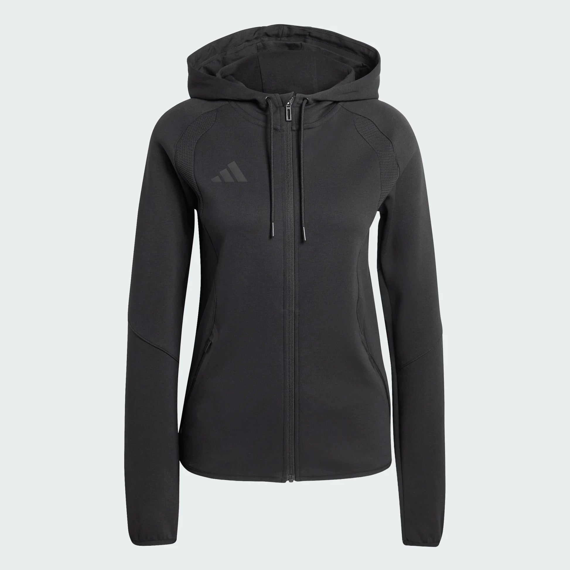 adidas Women's Tiro Travel Sweat Hoodie Black front