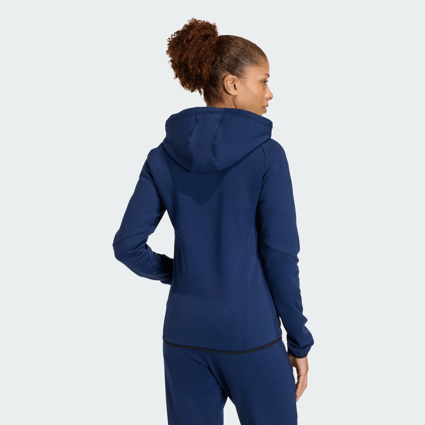 adidas Women's Tiro Travel Sweat Hoodie Team Navy Blue back