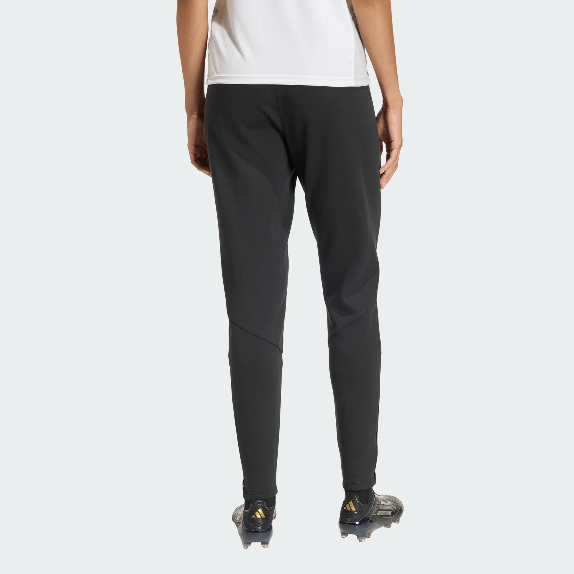 adidas Women's Tiro Travel Sweat Pants Black front back