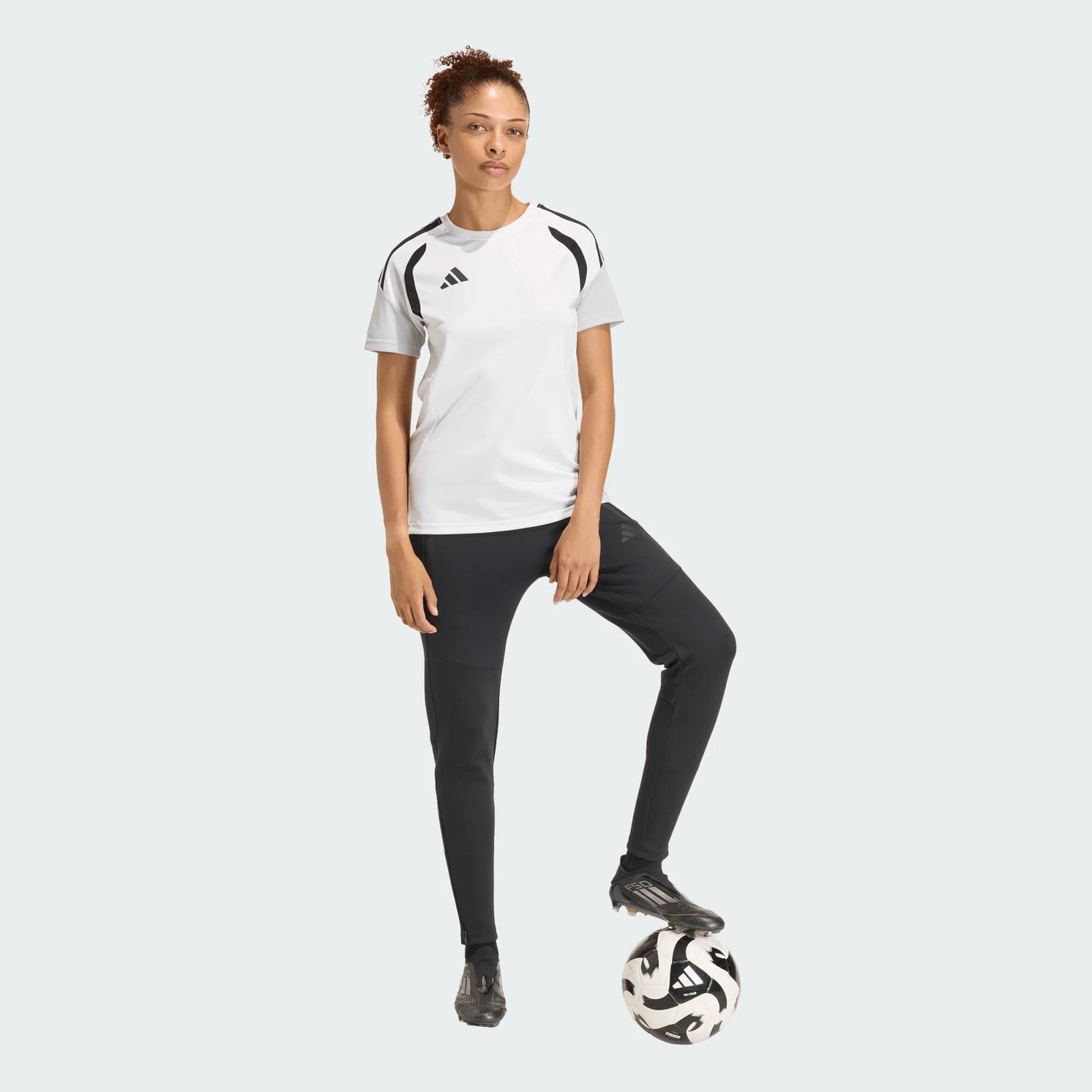 adidas Women's Tiro Travel Sweat Pants Black full