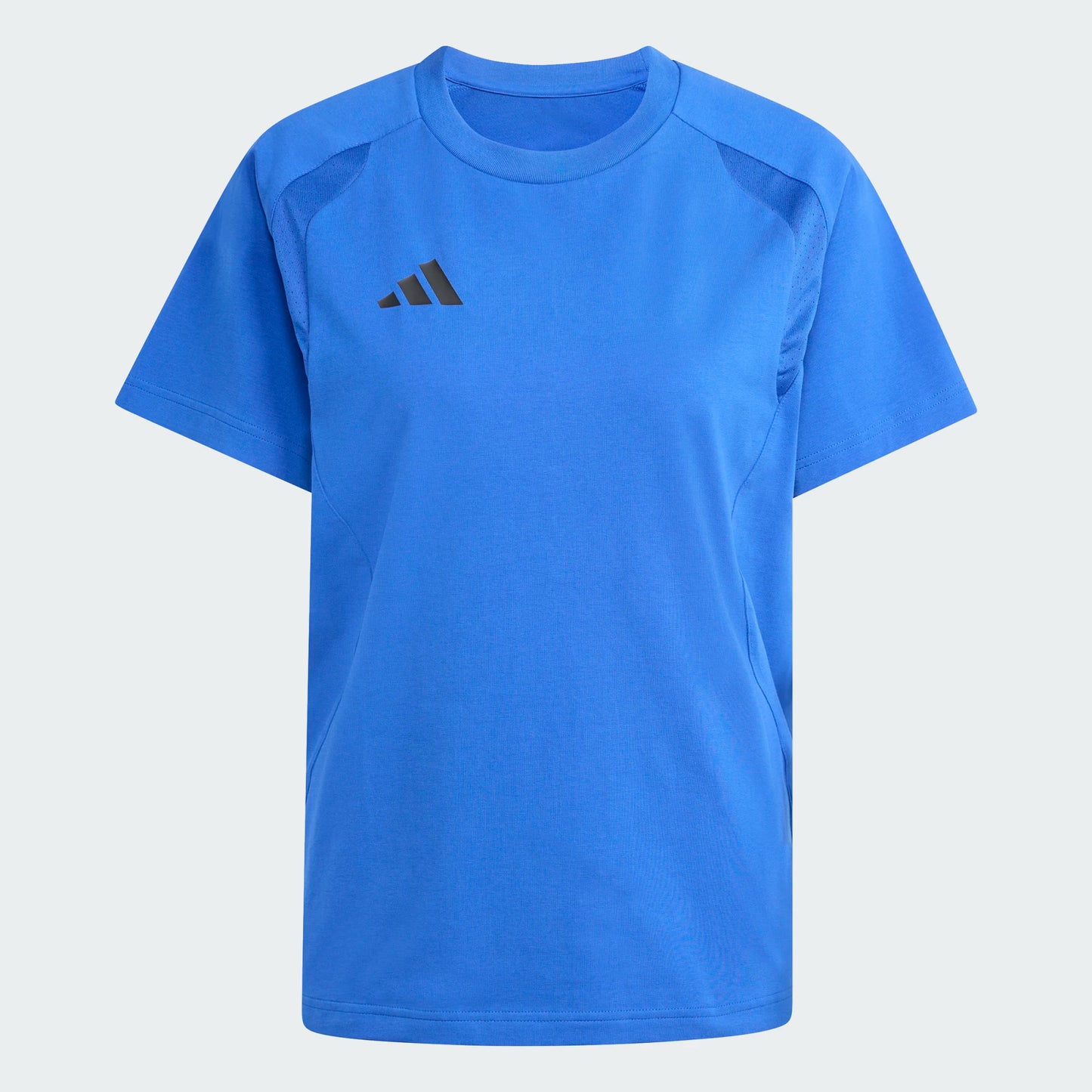 adidas Women's Tiro Travel Tee Team Royal Blue front